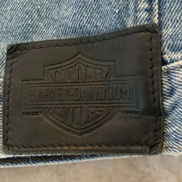 Harley Davidson Jean Jacket - Picture 9 of 10